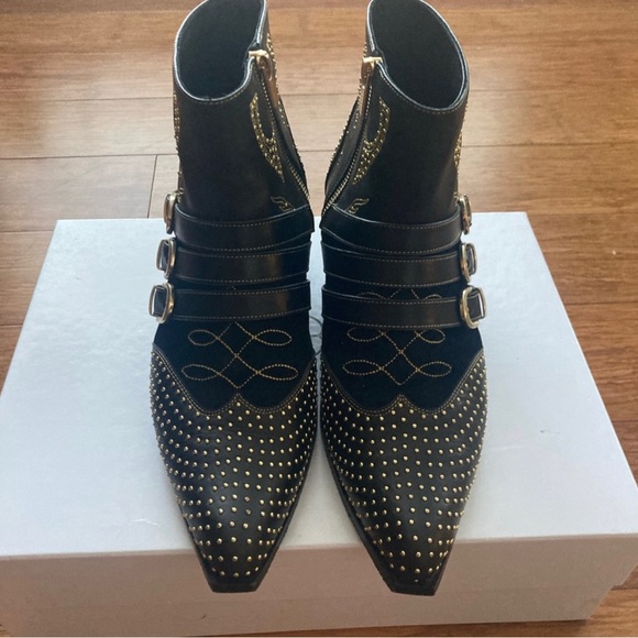 Anine Bing Penny 38 New Studded Boots - Picture 4 of 13